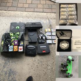 MaxSold Auction: This online auction features power tools, vintage dive watch, weight bench, basketball game, video games, banknotes, wine barrel, golf clubs, coins, gold charms, lawnmower, and much, much, more!!